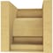 Ekena Millwork 9"W x 9"D x 9"H Wide Alma Rough Cedar Woodgrain TimberThane Corbel, Primed Tan CORUR09X09X09ALMRCPR - alternate 3